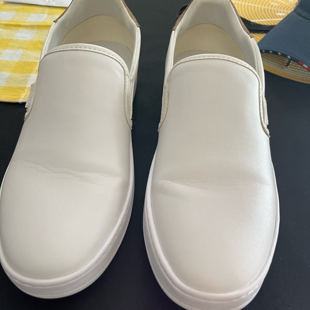 Coach Women's White Slip-On Athletic Sneakers